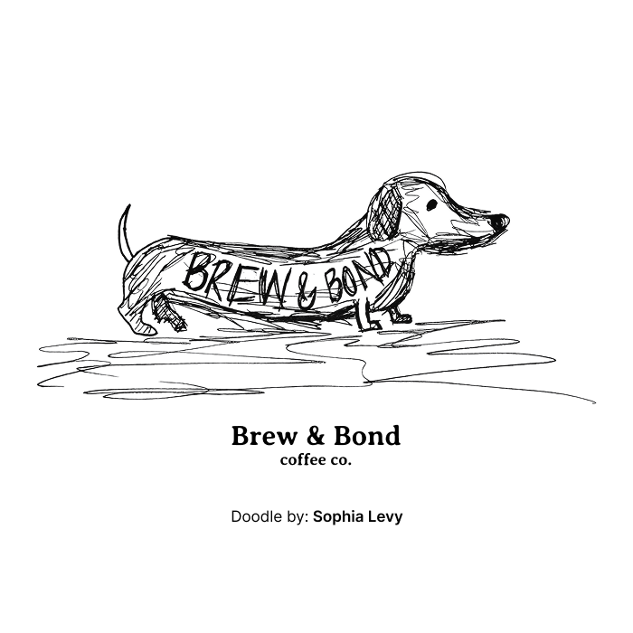 "Wiener-dog" t-shirt - Brew & Bond Coffee Co.