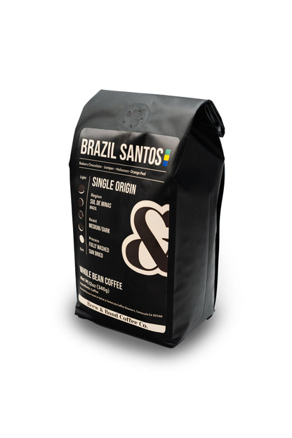 Brazil Santos | Single Origin Coffee | Medium/Dark Roast - Brew & Bond Coffee Co.