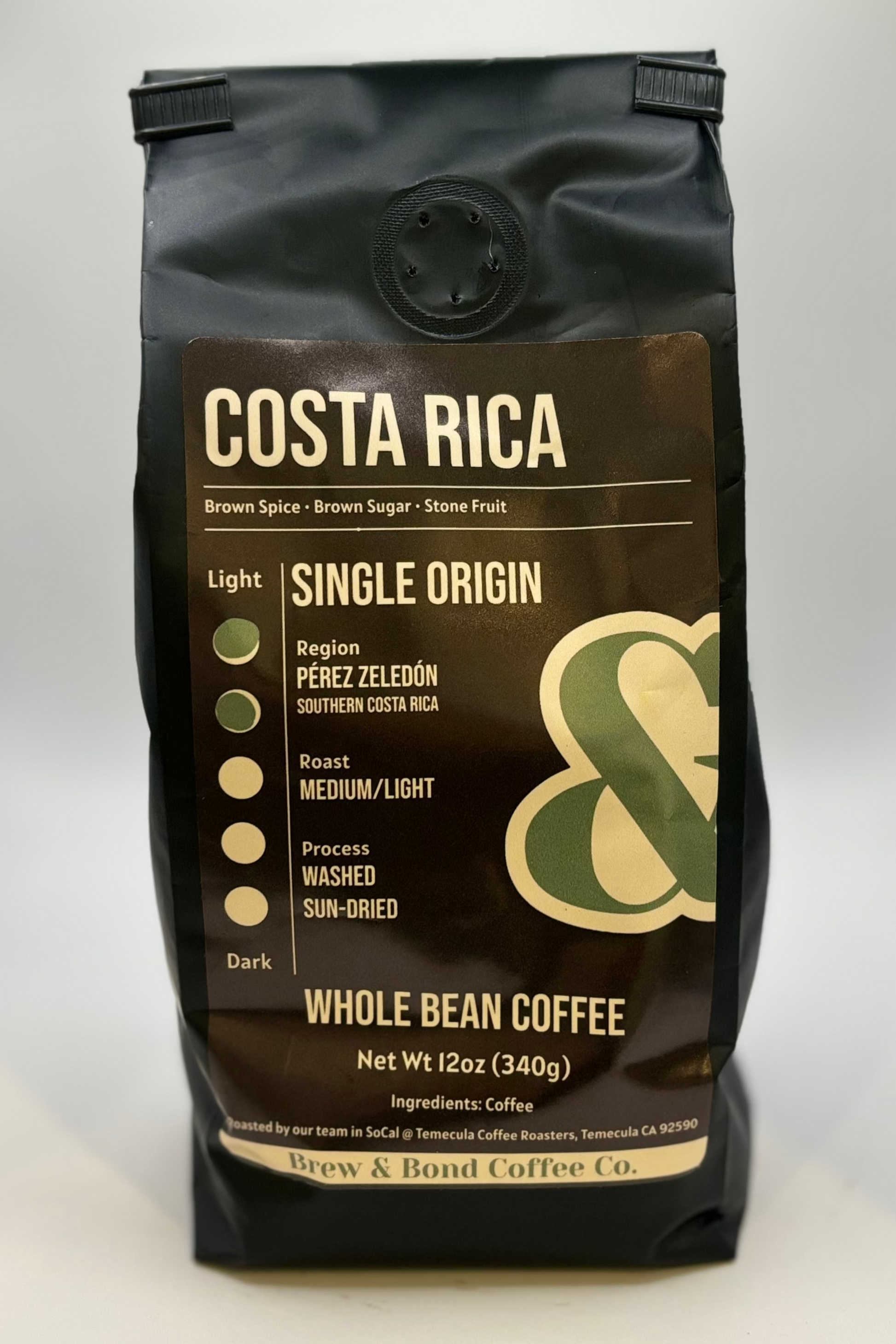 Costa Rica | Single Origin Coffee | Medium/Light Roast - Brew & Bond Coffee Co.