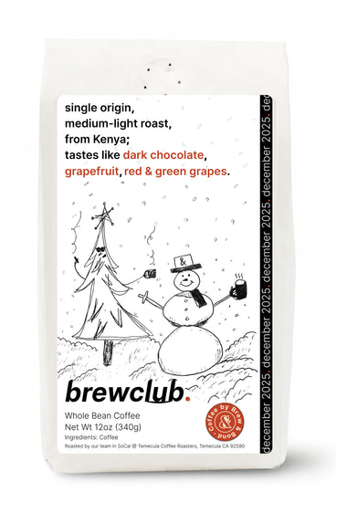 brewclub december bag, artwork by sophia leto & joey stewart