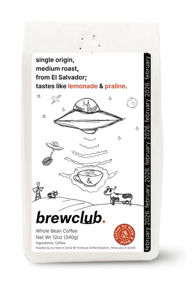 brewclub february bag, artwork by evan carr