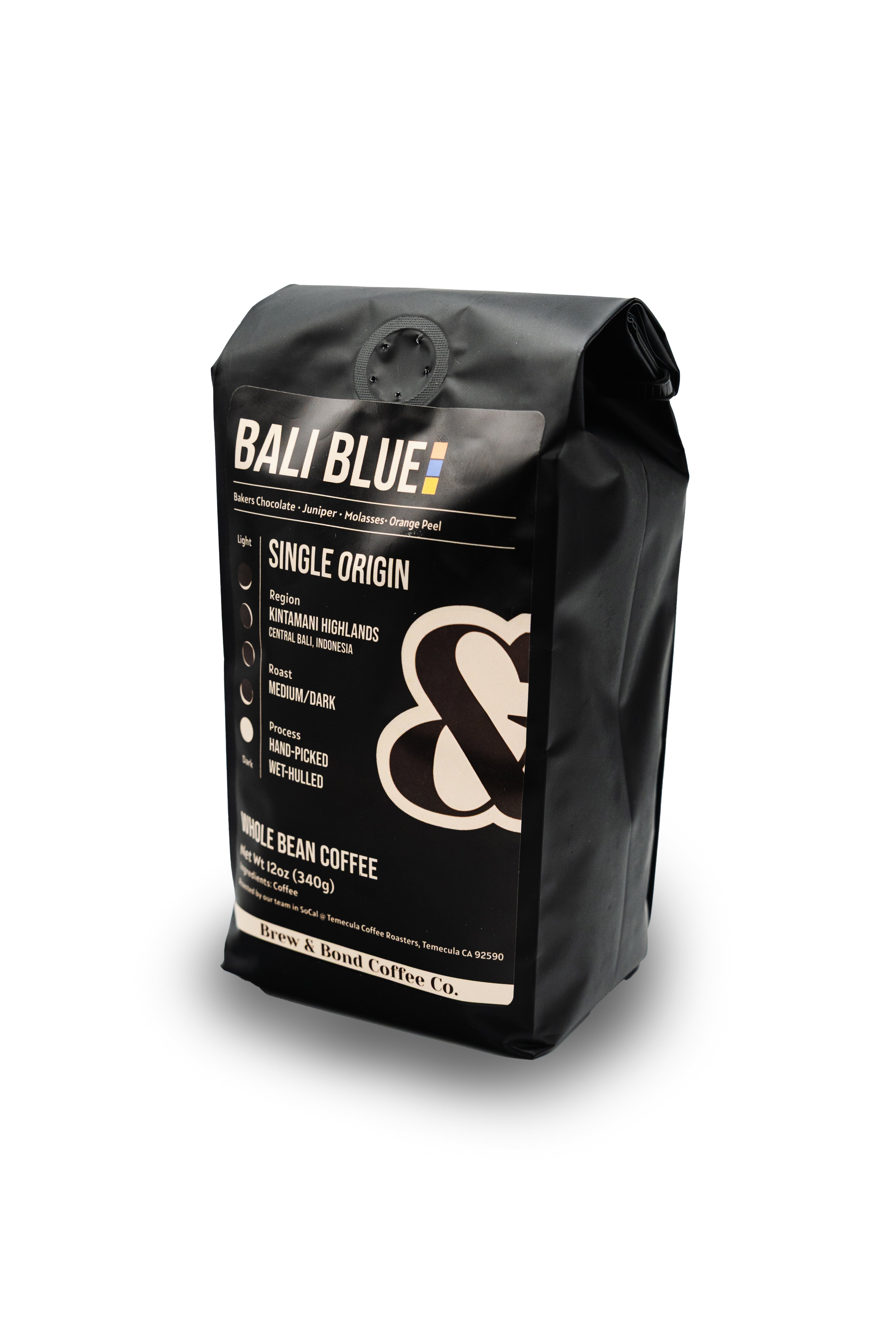 Bali Blue | Single Origin Coffee | Medium/Dark Roast | Brew & Bond