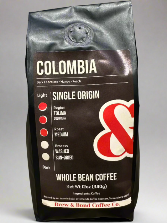 Colombia | Single Origin Coffee | Medium Roast - Brew & Bond Coffee Co.