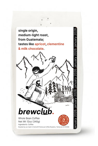 brewclub january bag, artwork by simran jesani & emma hamilton