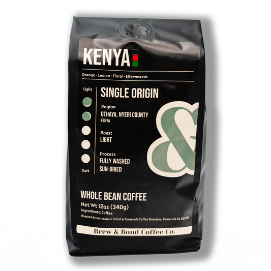 Kenya | Single Origin Coffee | Medium/Light Roast - Brew & Bond Coffee Co.