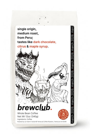 brewclub march bag, artwork by marcus wyndals & abby slovin