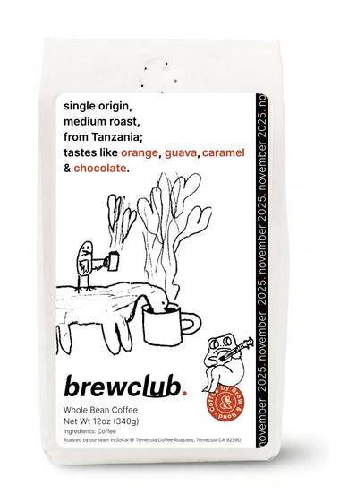 brewclub november bag, artwork by cole anders & caroline thoman