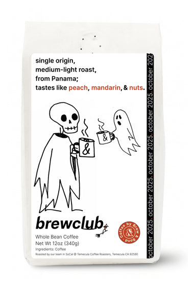 brewclub october bag, artwork by jared “red” terrazas