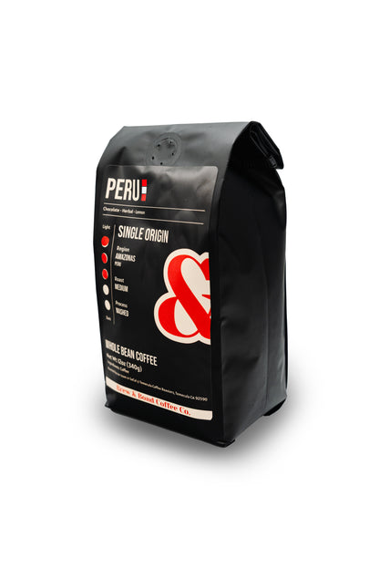 Peru | Single Origin Coffee | Medium Roast - Brew & Bond Coffee Co.
