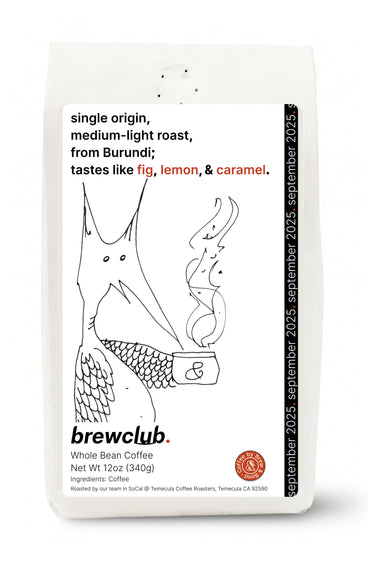 brewclub september bag, artwork by jack loyello