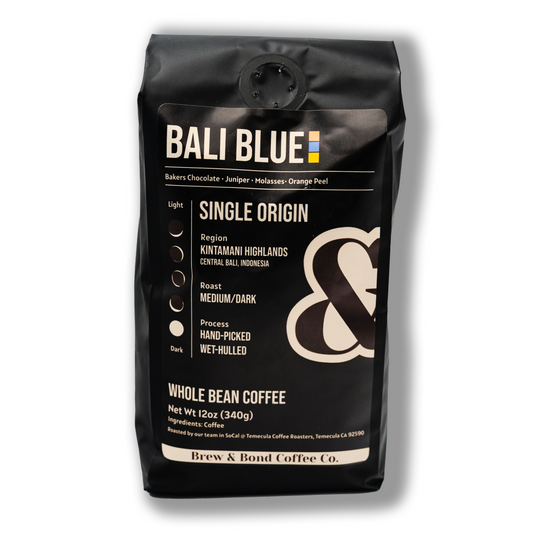 Bali Blue | Single Origin Coffee | Medium/Dark Roast - Brew & Bond Coffee Co.