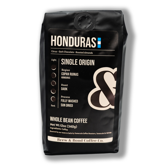 Hondruas | Single Origin Coffee | Medium/Dark Roast - Brew & Bond Coffee Co.