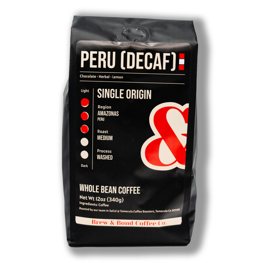 Peru | Swiss Water® Decaf | Single Origin Coffee | Medium Roast - Brew & Bond Coffee Co.